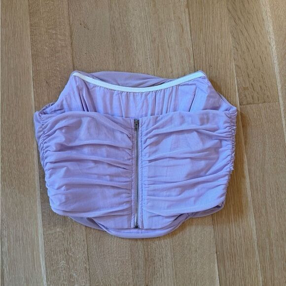 Lavender Women's Corset Style Top - Picture 2 of 6